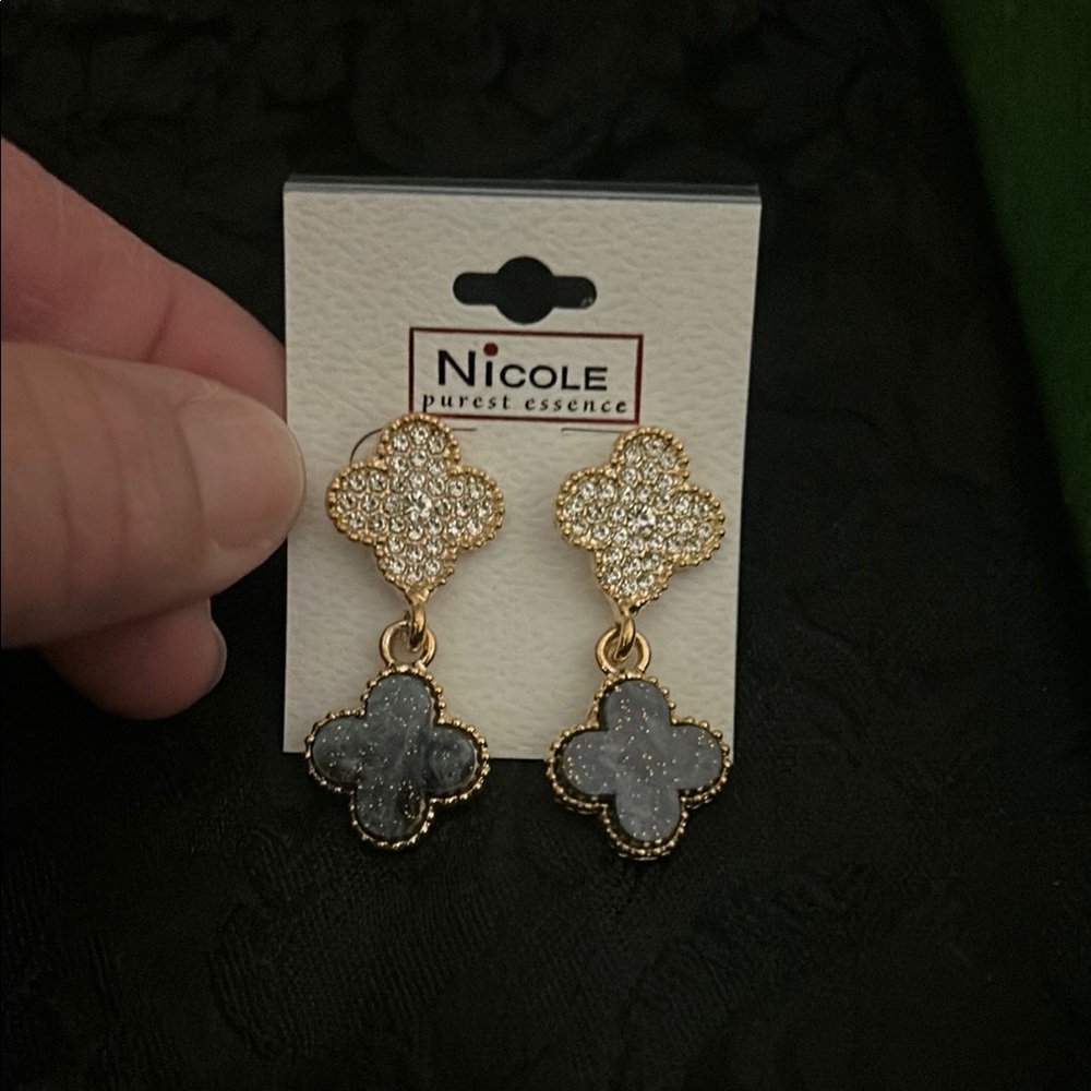 Gold and Silver Earrings